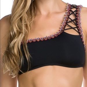 Becca Black Multicolor Bikini set